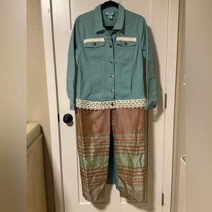 Women’s Koret Brand Long Jacket. Size 10P